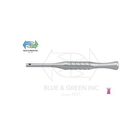 Bone Scraper II Only Handle, straight (47.957.60)Helmut Zepf