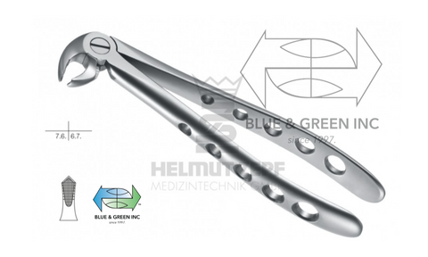 Lower Molar Forceps English Pattern 12.022.00ZHelmut Zepf