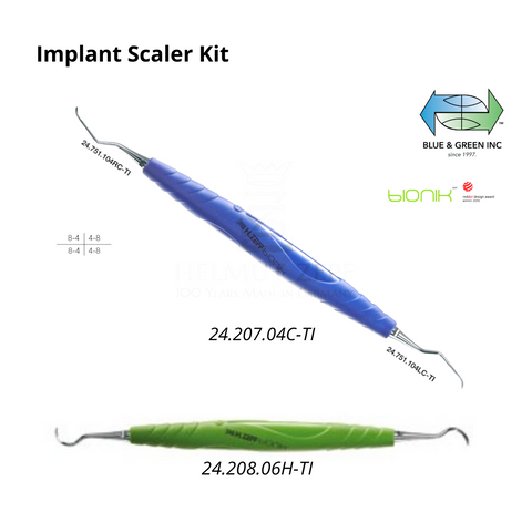 Implant Scaler Kit - Blue & Green Inc.