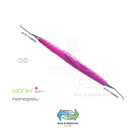 Special Curette Periodontal Gracey 11-12 (24.204.11GM5OX) - Blue & Green Inc.