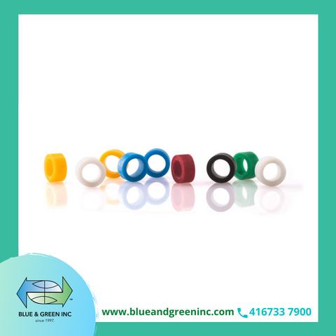 ID-Rings e Maxi ID-Rings, Assorted Colours 30 pcs (5360)  - Blue & Green Inc.