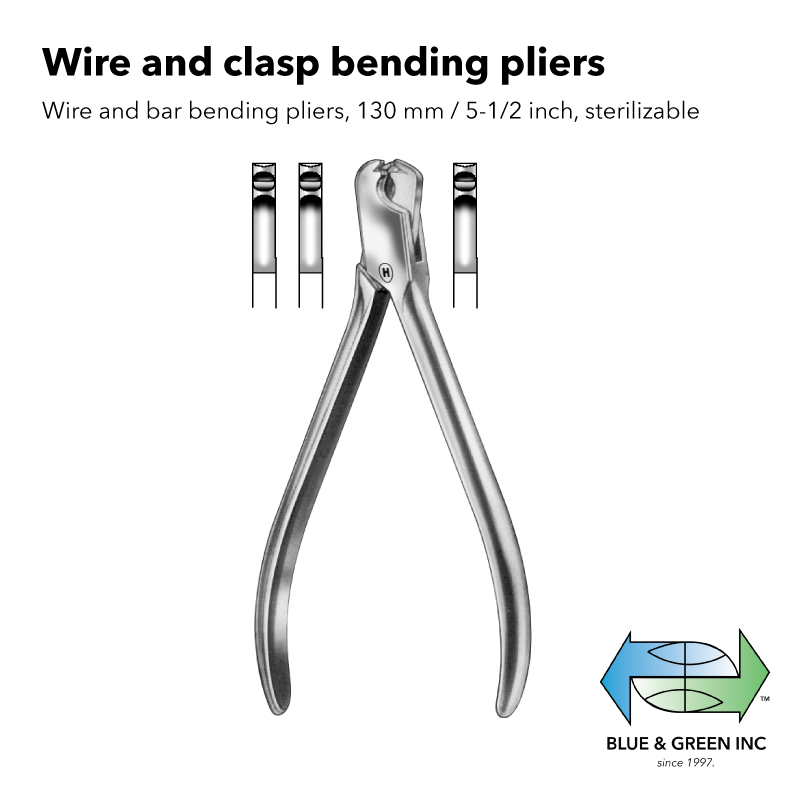 5 inch Spring Bar Bending Pliers with Protective Nylon