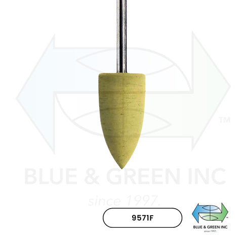 9571F - Silicon Polisher, Medium, for Smoothing of Prosthetic Plastic