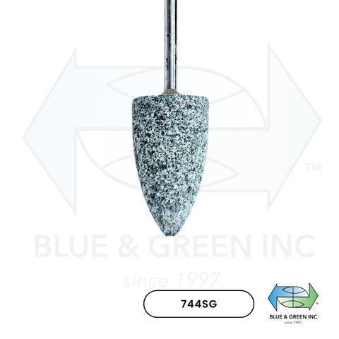 744SG - Polisher, Green Mounted Abrasive (Pkg of 5)