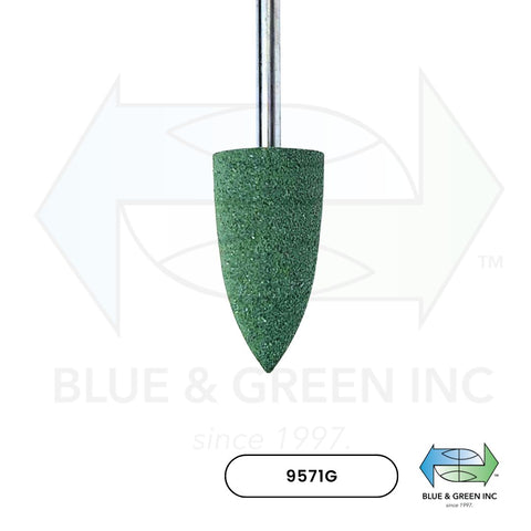 9571G - Silicon Polisher, Coarse, for Removal of Prosthetic Plastic (Pkg of 5)