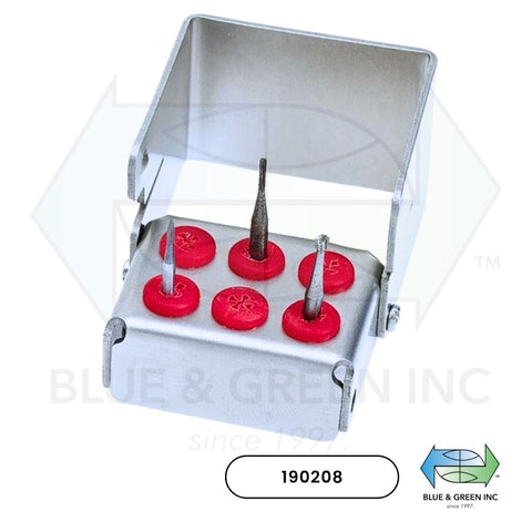 Plugin 6 Bur Holder (190208) - Blue & Green Inc.