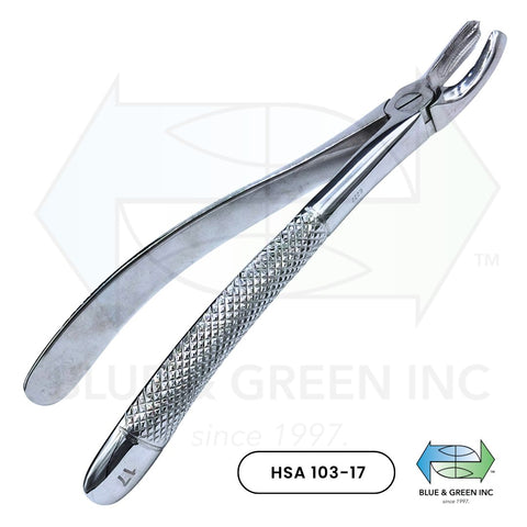 Extraction Forceps, Upper Molars, Right (HSA 103-17)