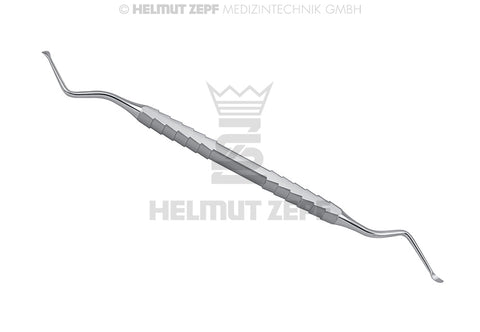 Double-Ended Surgical Curette, non-serrated tip, 3.0mm (41.855.02Z)