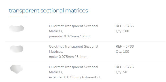 Quikmat Transparent Sectional Matrices