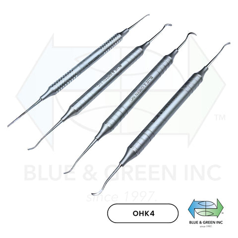 Orthodontic Scaler Kit (OHK4) - Blue & Green Inc.