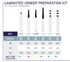 Diamond Bur - Laminated Veneer Preparation Kit, Aluminum Bur Block (10.801.002A) - Blue & Green Inc.