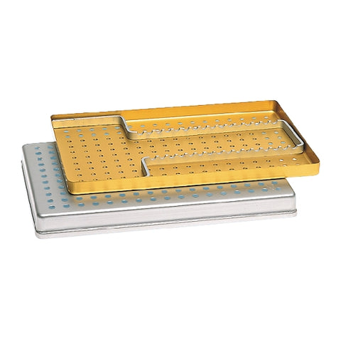 Aluminum Perforated Tray complete kit 28 x 18 - (w/ Cover and Instrument holder) - Blue & Green Inc.