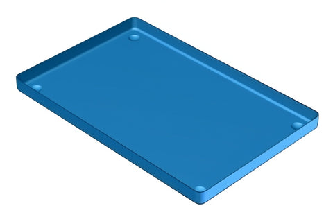 ALUMINIUM TRAY Large size  28 x18 x 1,9 cm  (181450)