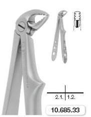 Childrens Forceps, Roba Edition, Lower Incisors and Canines (10.685.33) Forceps - Blue & Green Inc.