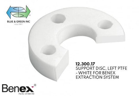 Support Disc, Left for Benex Extraction System (12.300.17) Benex part - Blue & Green Inc.