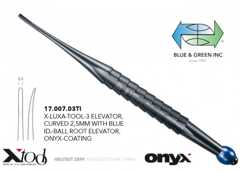 X-Luxa,Tool 17.007.03 TI Inter proximator Onyx Xtool - Blue & Green Inc.