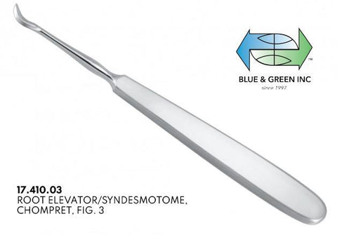 Chompret Syndesmotome with hollow handle (17.410.03)  - Blue & Green Inc.