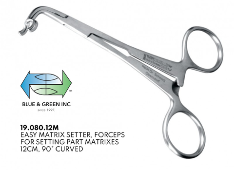 Sectional Matrice Forceps (19.080.12M) Sectional Matrice Holder - Blue & Green Inc.