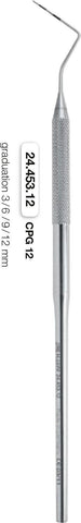 Periodontal Probe 3/6/9/12mm (24.453.12) Periotome - Blue & Green Inc.