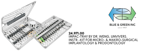 ImpacTray Set (24.971.00) Microsurgery Instrument Kit - Blue & Green Inc.