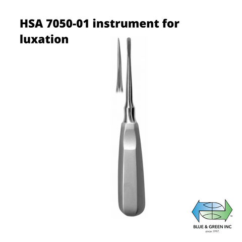 Instrument for luxation, 3mm (HSA 7050-01) Luxator - Blue & Green Inc.