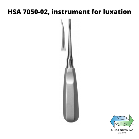 Instrument for luxation (HSA 7050-02) Luxator - Blue & Green Inc.