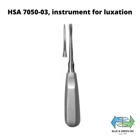 Instruments for luxation (HSA 7050-03) Luxator - Blue & Green Inc.