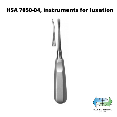 Instruments for luxation (HSA 7050-04) Luxator - Blue & Green Inc.