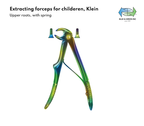 Extracting Forceps for children, Upper Roots (Z 354-05) Forceps - Blue & Green Inc.