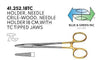 Mayo-Heger Needle Holder TC (41.258.18TC) - Blue & Green Inc.