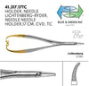 Lichtenberg Needle Holder, Straight or Curved (41.318.17TC ) - Blue & Green Inc.