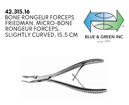 Bone Rongeurs Mini 42.315.16 - Blue & Green Inc.