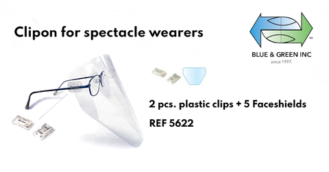 Refill Clipon for spectacle wearers (5622) clip on - Blue & Green Inc.