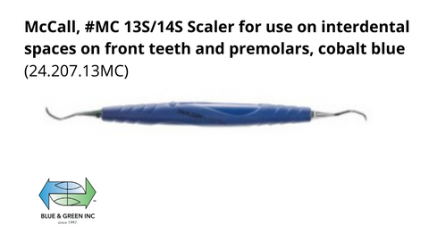 McCall # MC 13S/14S, Scaler for use on interdental spaces on front teeth and premolars (24.207.13MC)Helmut Zepf