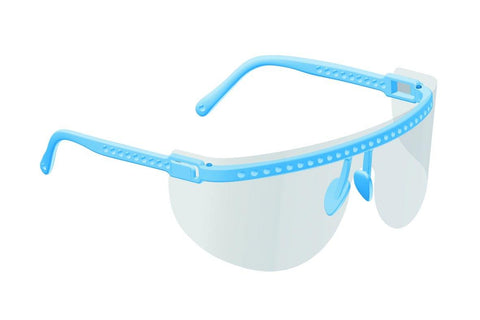 Vista-Tec Ultra Light Eyeshield, 1 frame, 5 shields (5628) Eye shield - Blue & Green Inc.