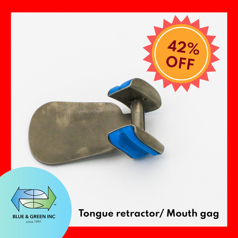 Tongue retractor/ Mouth gag Retractors - Blue & Green Inc.