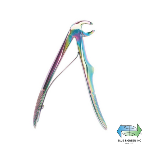 Klein Forceps, Upper roots with spring (Z HSA 356-07) Forceps - Blue & Green Inc.