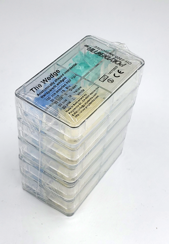 Assorted Transparent Wedges, Plastic (7001)Polydentia