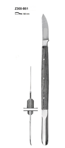 Fahnenstock Wax Knife 17cm (Z300-B51)Chifa