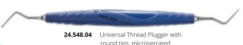 Universal Thread Plugger with round tips, microserrated (24.548.04)Helmut Zepf