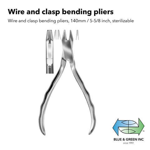 Wire and clasp bending pliers (Z 4321-13) Plier - Blue & Green Inc.