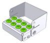 Plug ' In 8 Short Holes (400032) Endo Plugger - Blue & Green Inc.