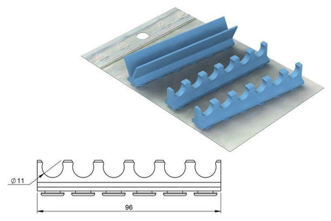 Silicone refill for: Cassette 18 x 10 (182054) Cassette - Blue & Green Inc.