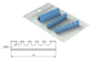 Silicone refill for: Easy-Clip Cassette - Blue & Green Inc.