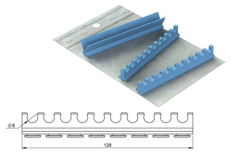 Silicone refill for: Cassette 18 x 14, 10 instruments (182056) Cassette - Blue & Green Inc.