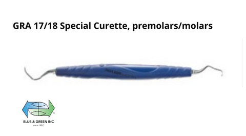 GRA 17/18 Special Curette for use on premolars/molars, (24.204.15G)Helmut Zepf